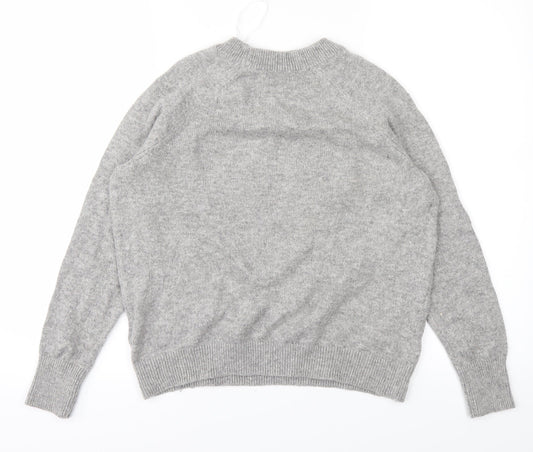 H&M Womens Grey   Pullover Jumper Size XS