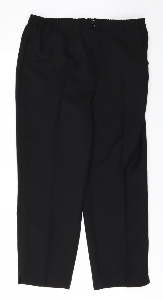 Special Collection Womens Black   Trousers  Size 16 L25 in