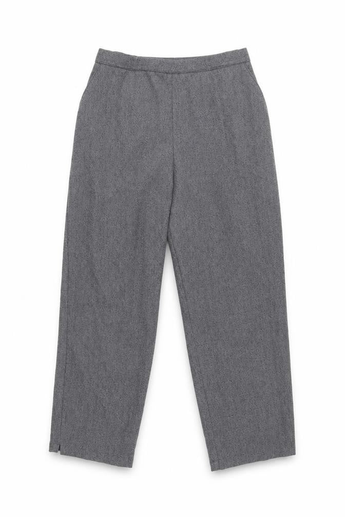 Front view of Autonomy women’s grey cropped trousers, size UK 16, 27-inch leg