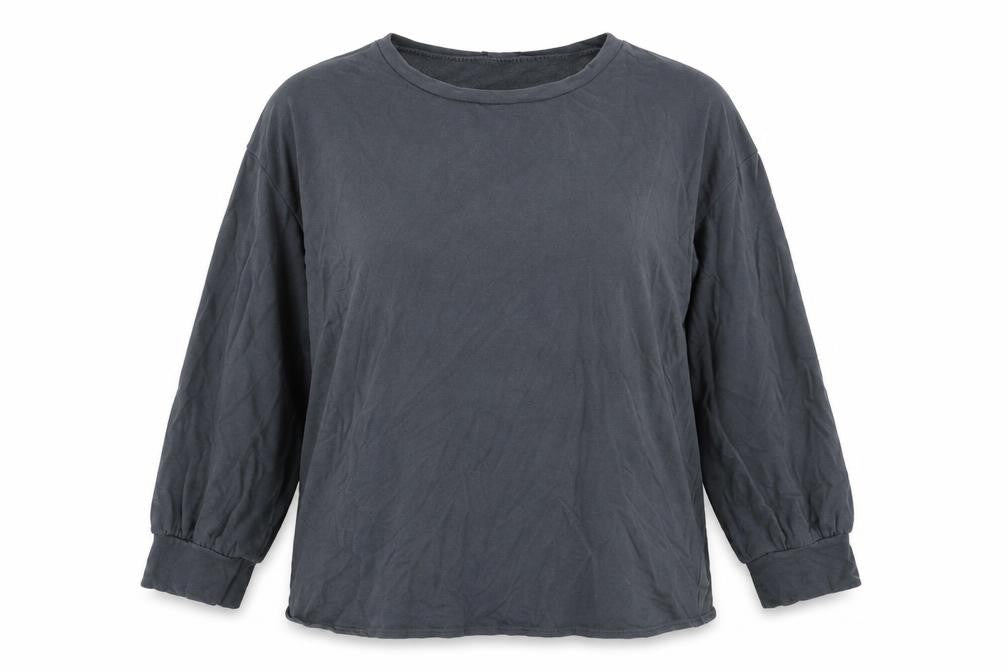 Front view of PRETTYLITTLETHING women’s grey jumper, size UK 14