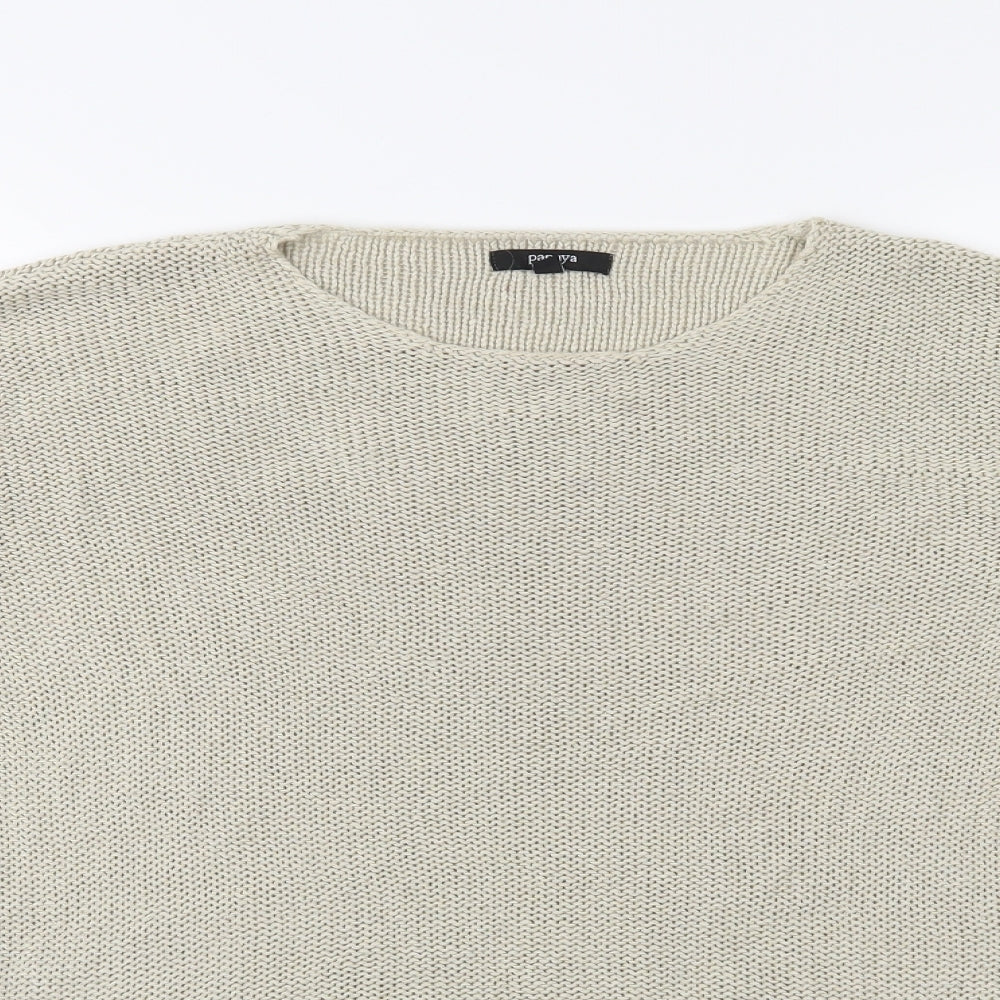 Papaya Womens Beige   Pullover Jumper Size 8