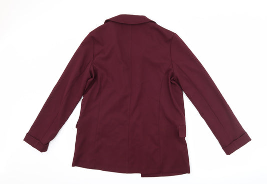 Select Womens Purple   Jacket Blazer Size 10