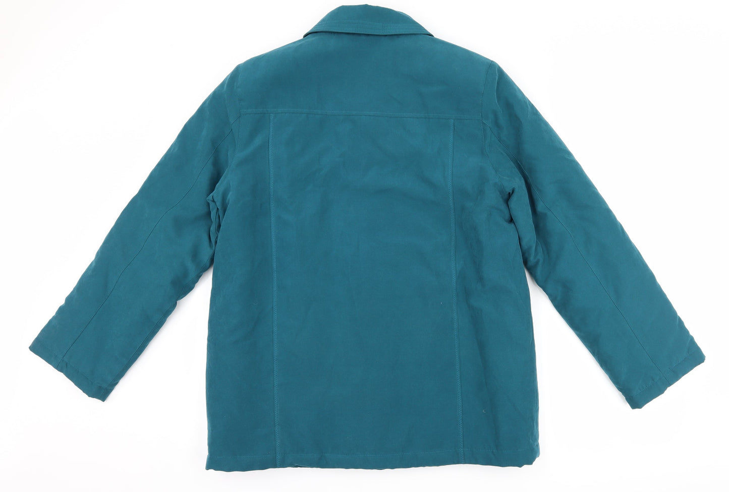 Preworn Womens Blue   Overcoat Coat Size 10