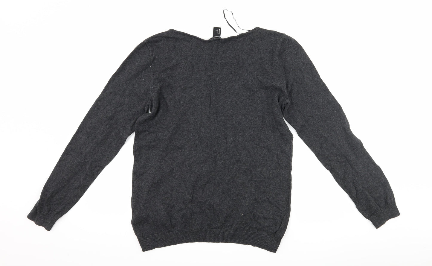 H&M Womens Grey   Pullover Jumper Size M