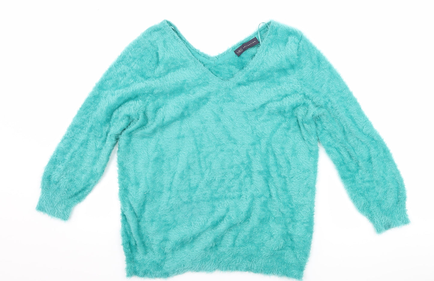 Marks and Spencer Womens Blue   Pullover Jumper Size 10