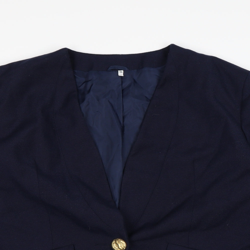 Preworn Womens Blue   Jacket  Size 10