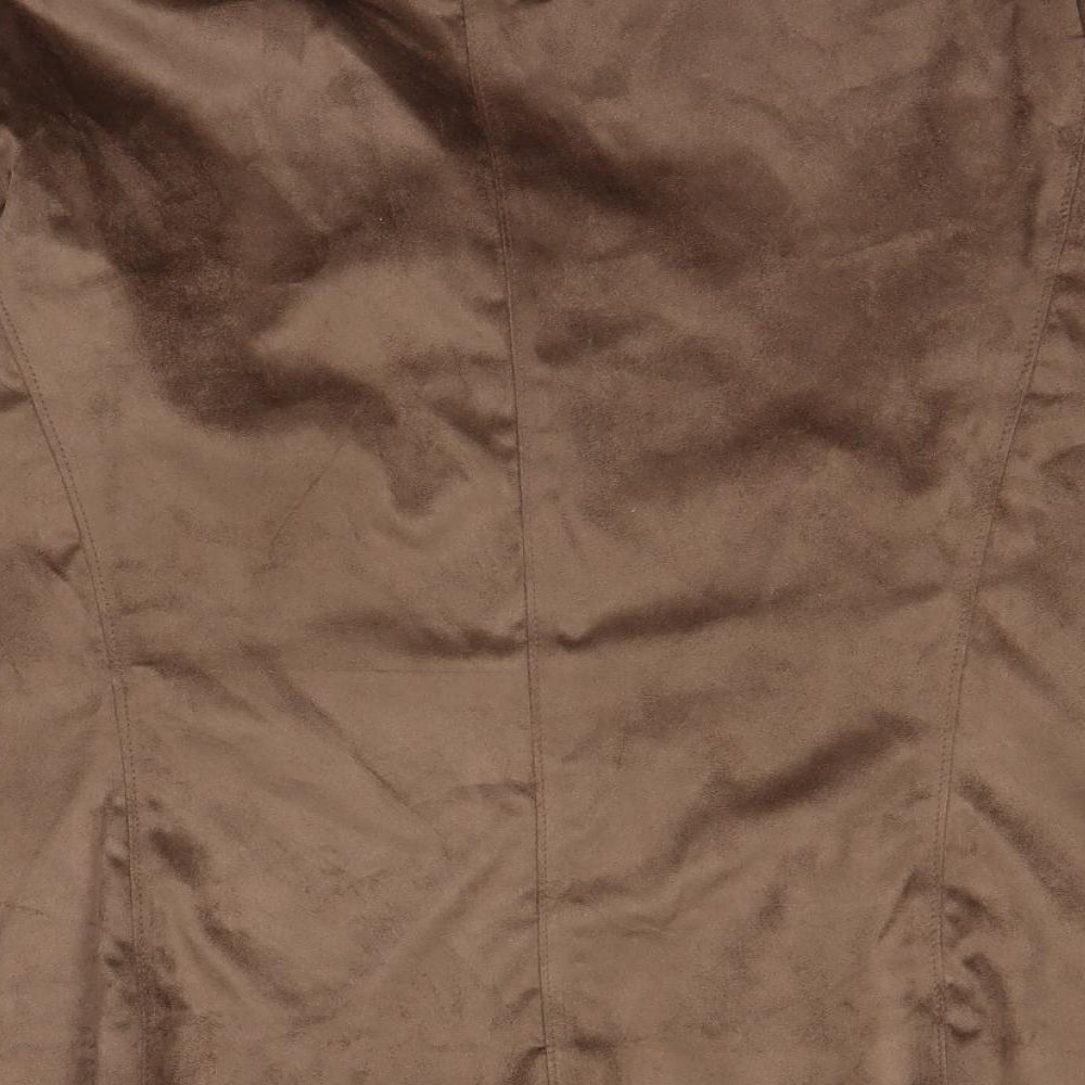 Klass Womens Beige   Jacket Coat Size 18  - Shoulder Pads