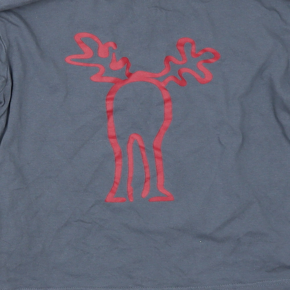 elkline Boys Blue   Basic T-Shirt Size 8-9 Years