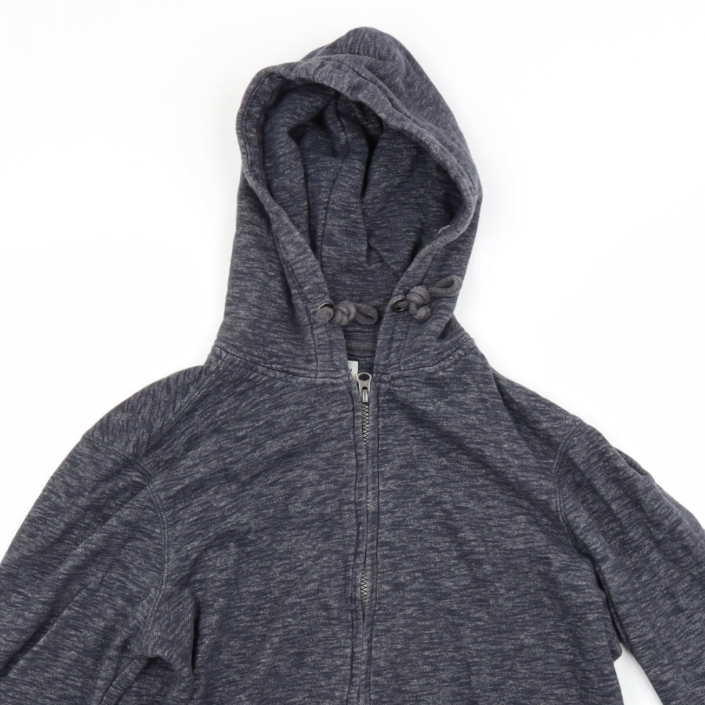 TU Mens Blue   Full Zip Hoodie Size S