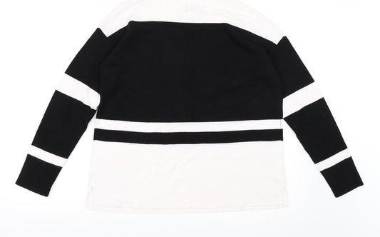Papaya Womens Black   Pullover Jumper Size M