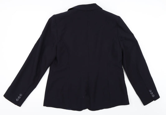 Preworn Womens Blue   Jacket Blazer Size L
