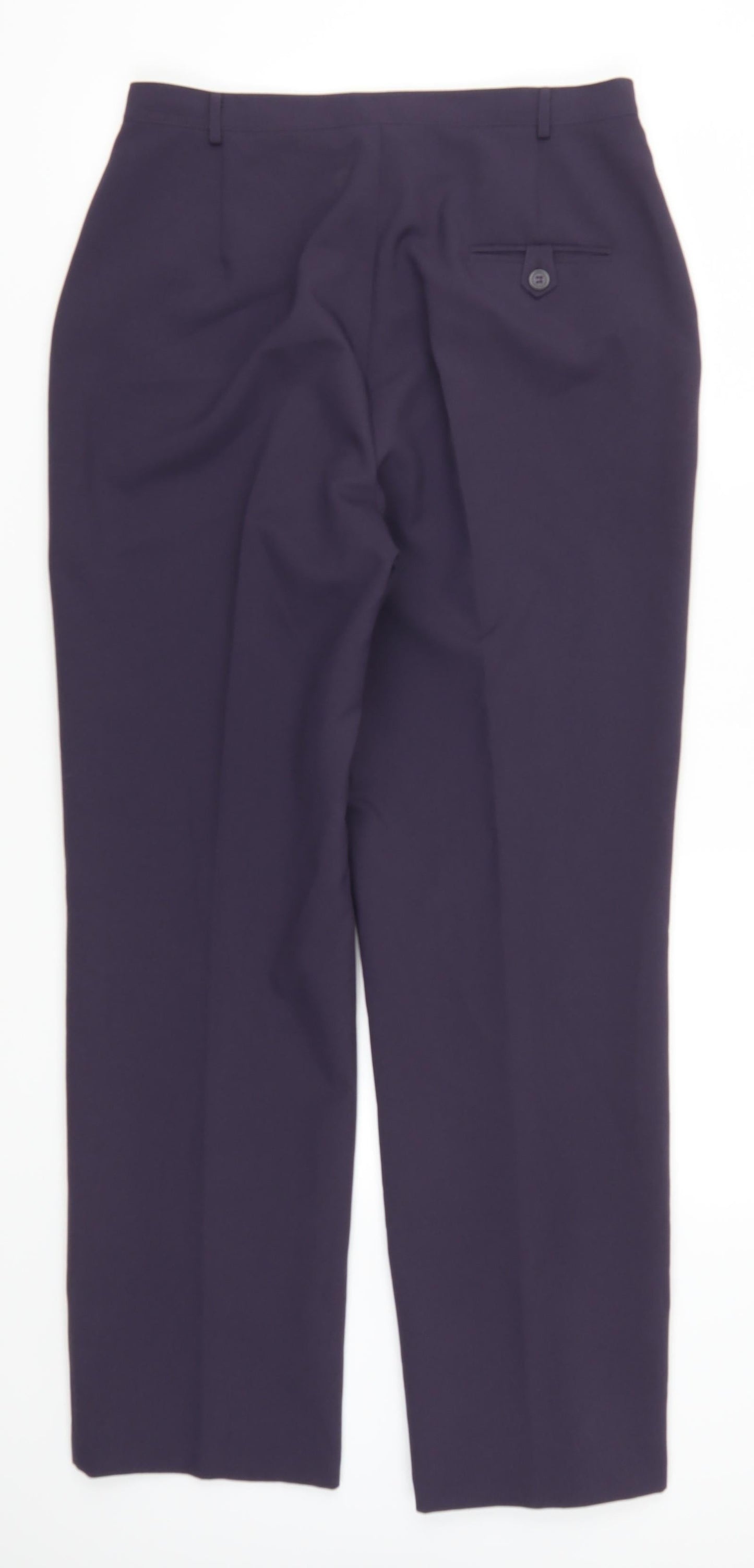 Preworn Womens Purple   Trousers  Size 14 L29 in
