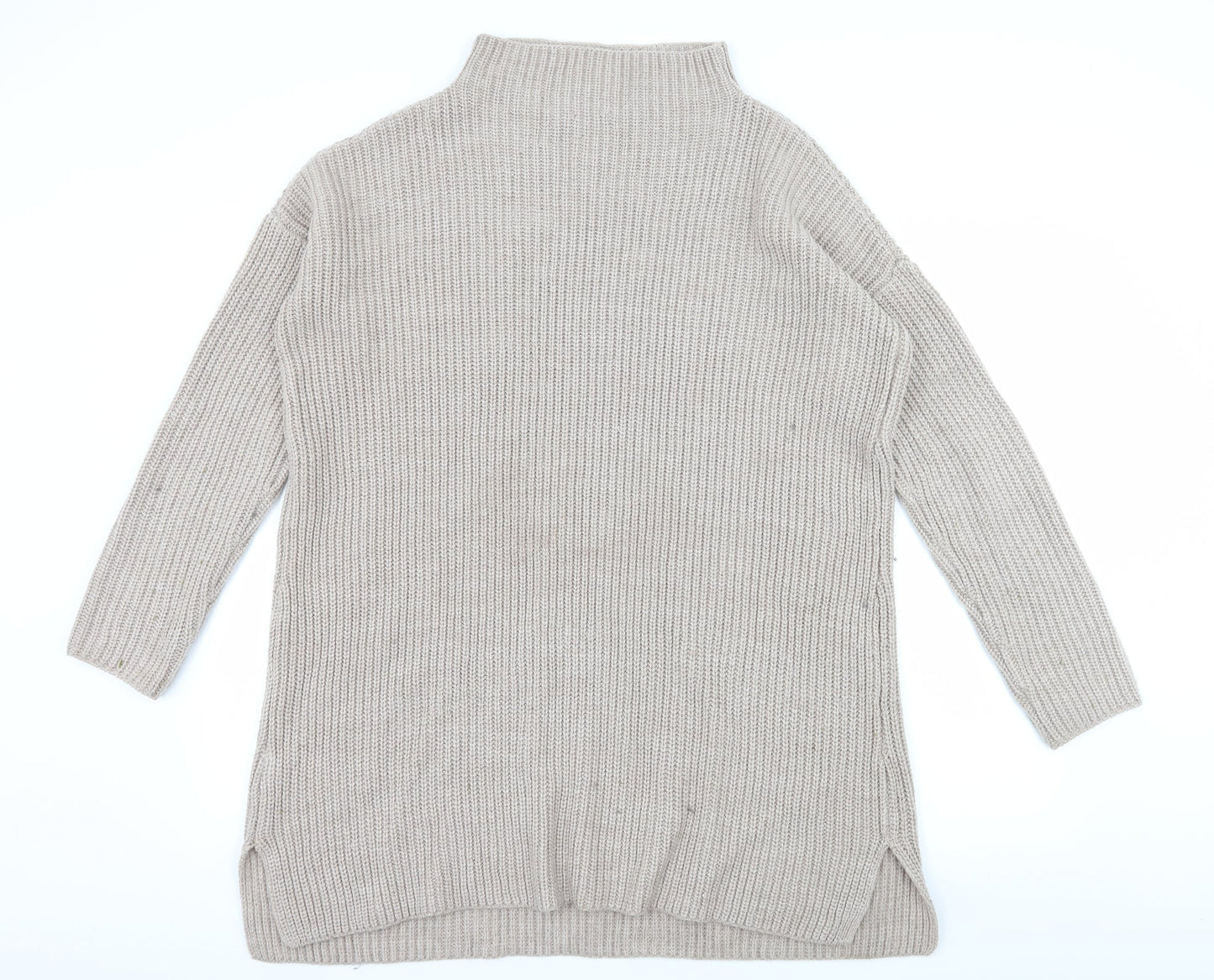 ASOS Womens Grey  Knit Jumper Dress  Size 8