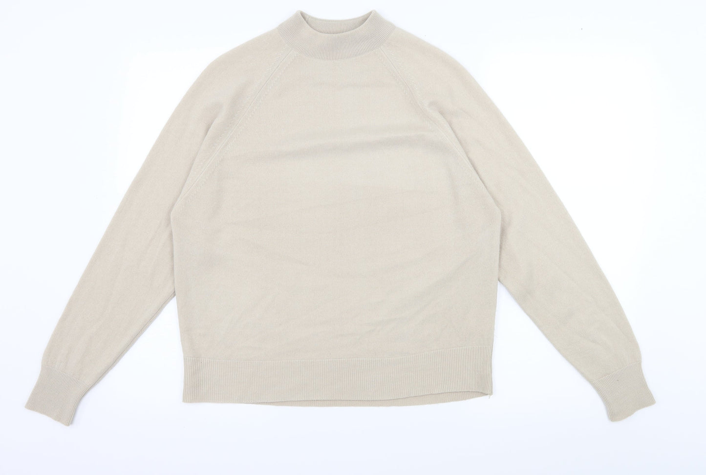 Berkertex Womens Ivory  Knit Pullover Jumper Size 10