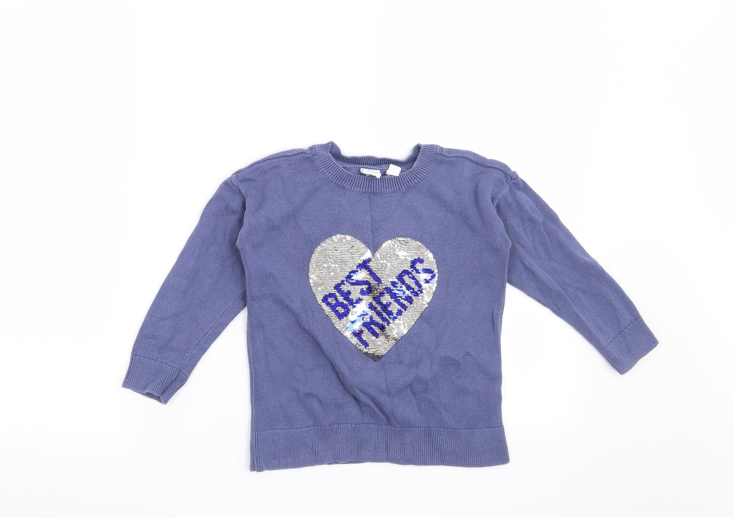 Gap Girls Blue   Pullover Jumper Size XS  - Best Friends