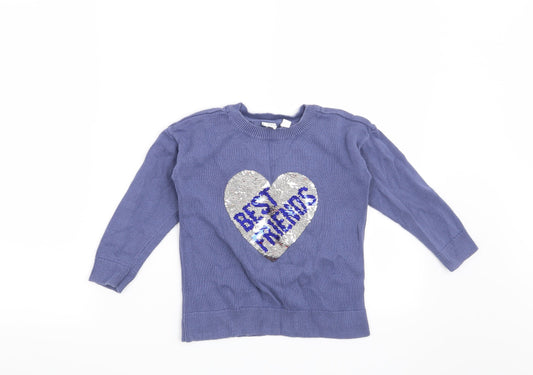 Gap Girls Blue   Pullover Jumper Size XS  - Best Friends