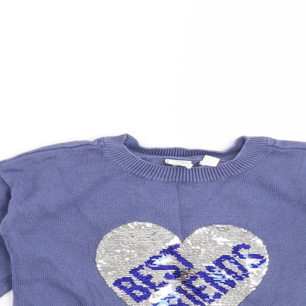 Gap Girls Blue   Pullover Jumper Size XS  - Best Friends