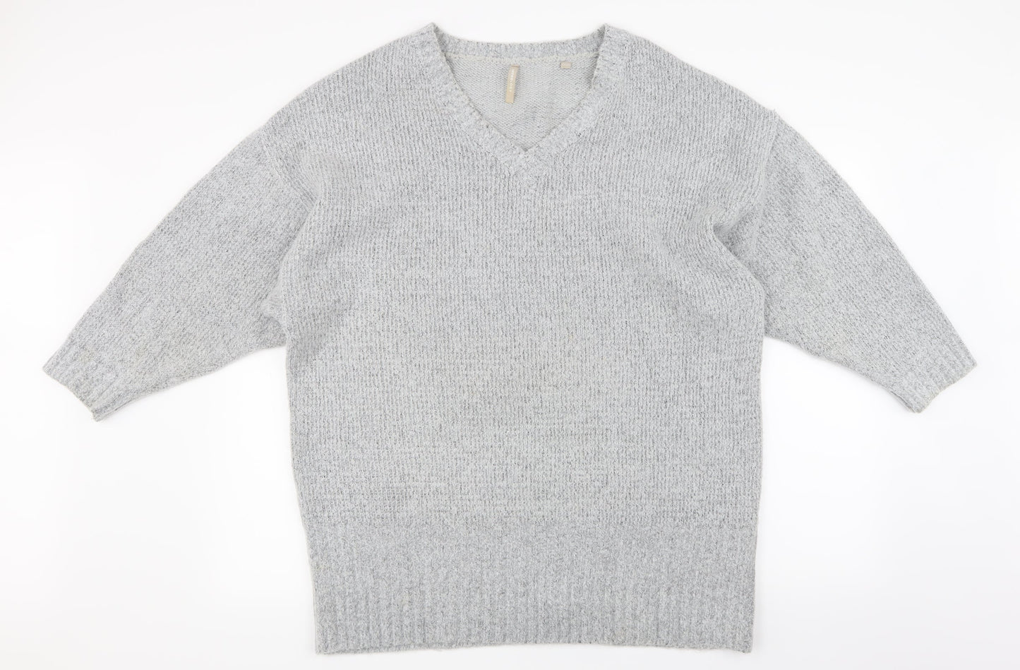 Anthology Womens Grey  Knit Pullover Jumper Size 16