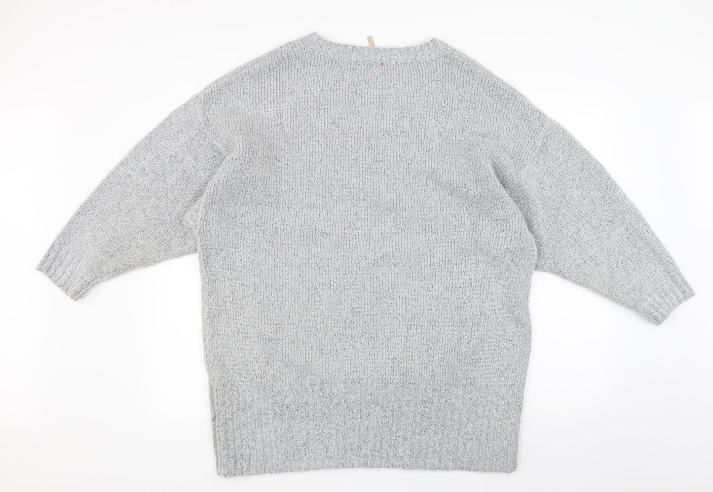 Anthology Womens Grey  Knit Pullover Jumper Size 16