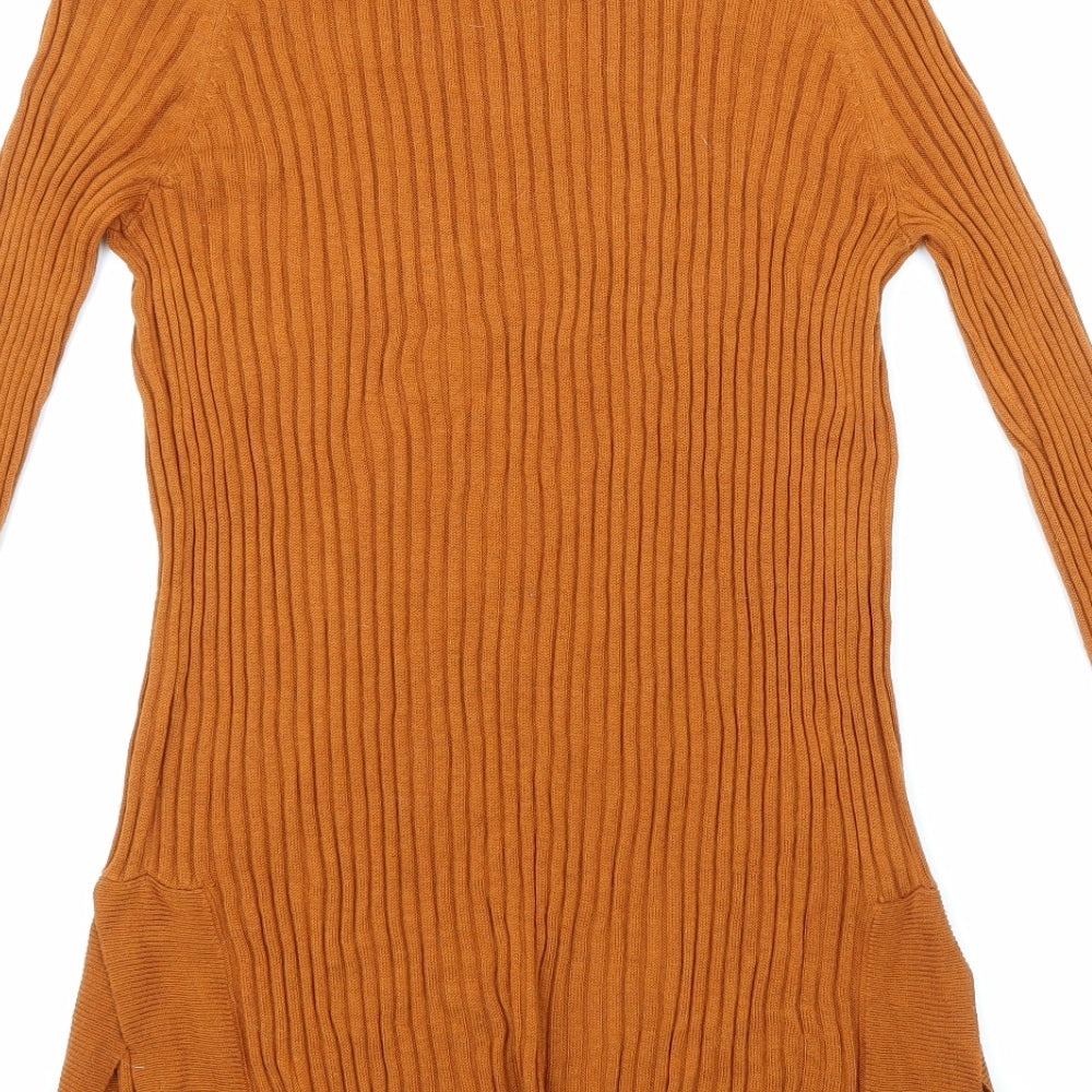 Papaya Womens Brown  Knit Pullover Jumper Size 12