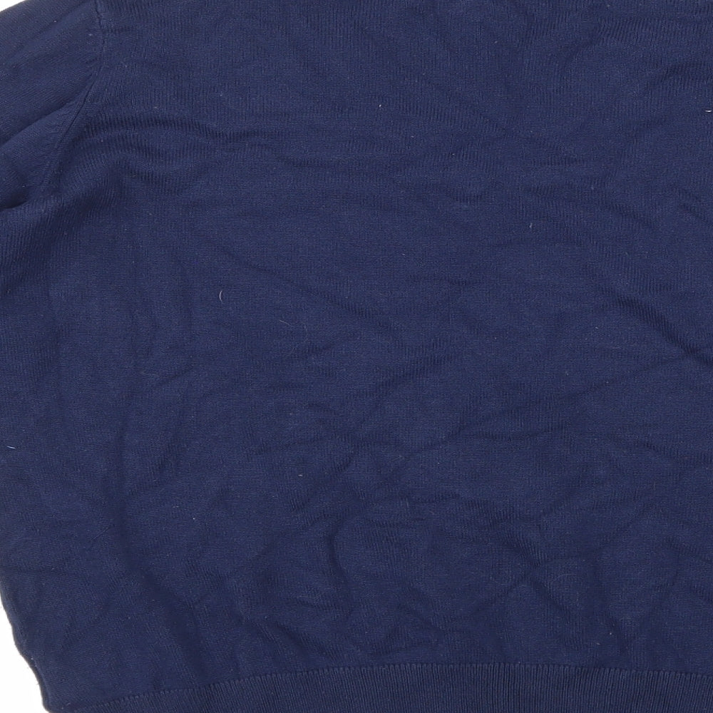 Plum Tree Womens Blue  Knit Pullover Jumper Size 14