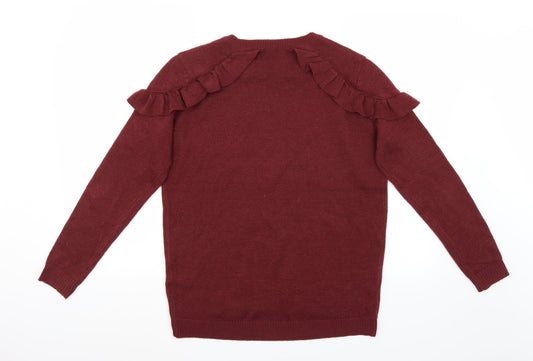 Papaya Womens Brown   Pullover Jumper Size S