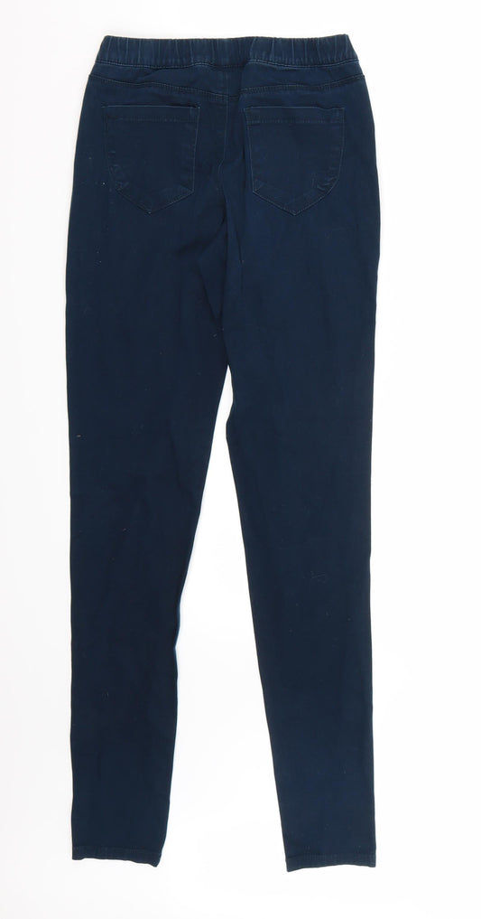 Denim & Co. Womens Blue   Skinny Jeans Size 6 L31 in