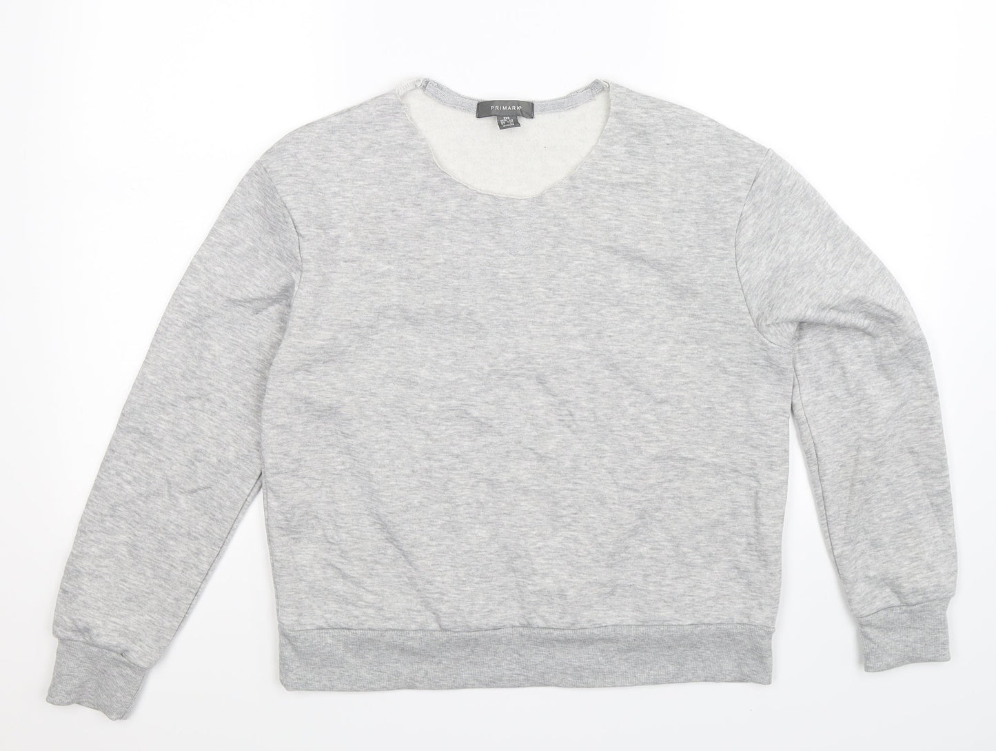 Primark Womens Grey   Pullover Sweatshirt Size 6  - Oversized