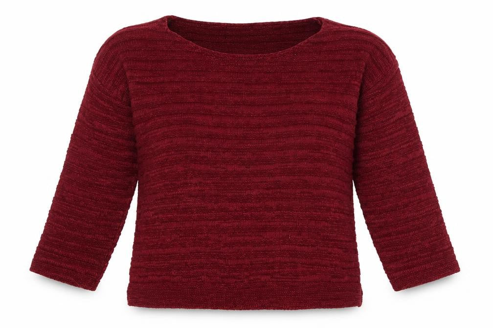 Front view of Sweater Shop women’s brown knit jumper, size L