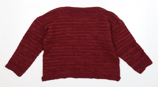 Sweater Shop Womens Brown  Knit Pullover Jumper Size L