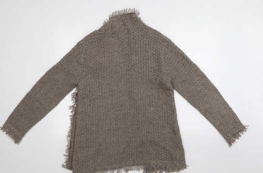 Carla F Womens Beige   Cardigan Jumper Size 14
