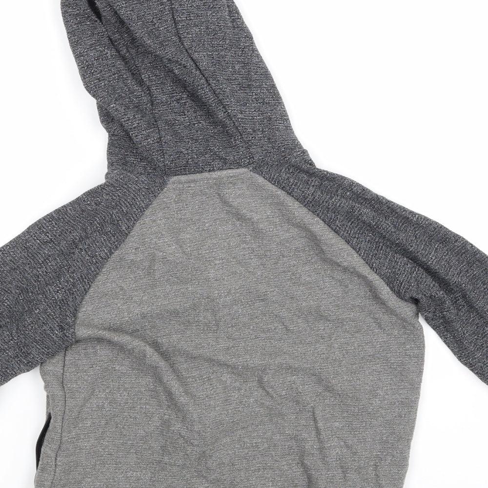 Nutmeg Boys Grey   Full Zip Hoodie Size 5-6 Years