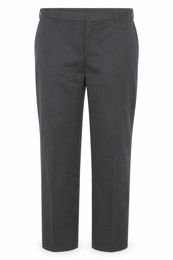 Front view of Marks & Spencer women’s black trousers, size UK 40, 27.5-inch leg