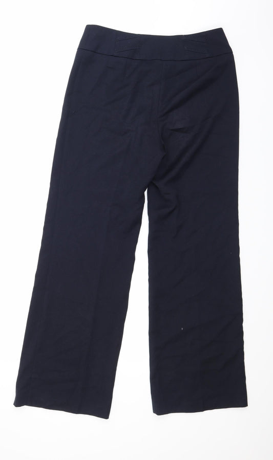 Marks and Spencer Womens Blue   Trousers  Size 10 L23 in