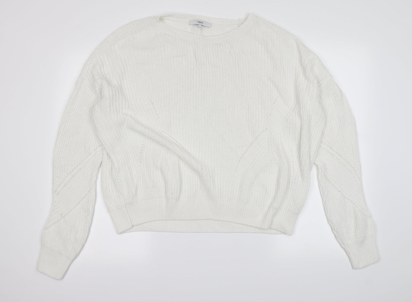 M&S  Womens Ivory   Pullover Jumper Size M