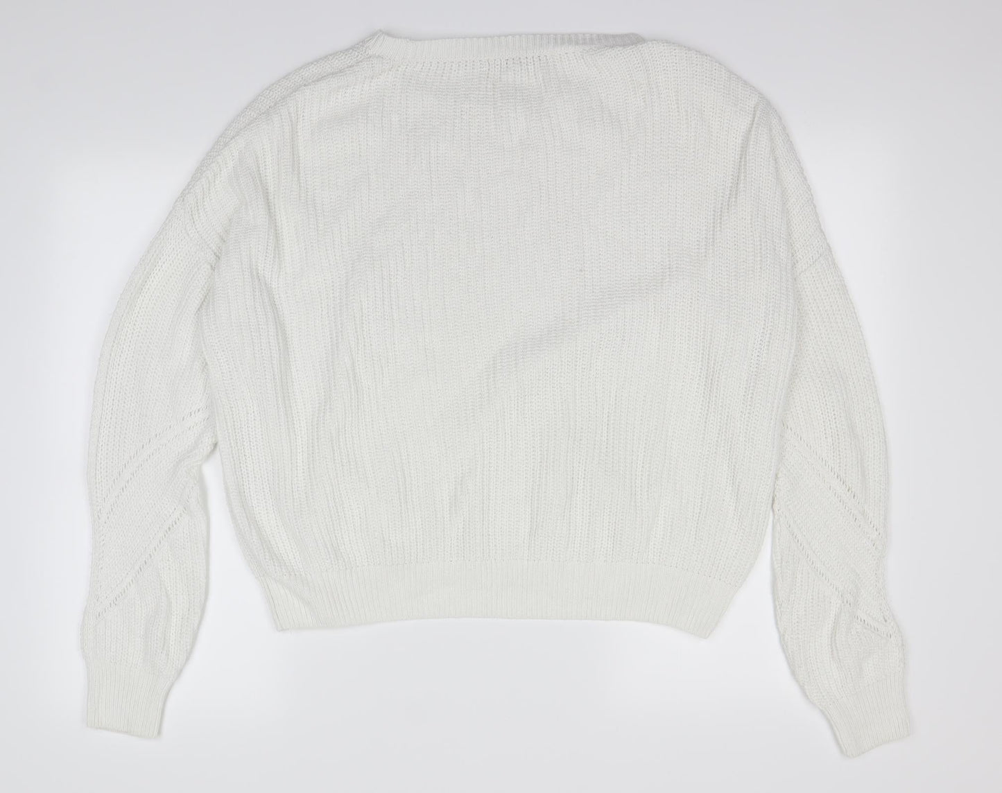 M&S  Womens Ivory   Pullover Jumper Size M