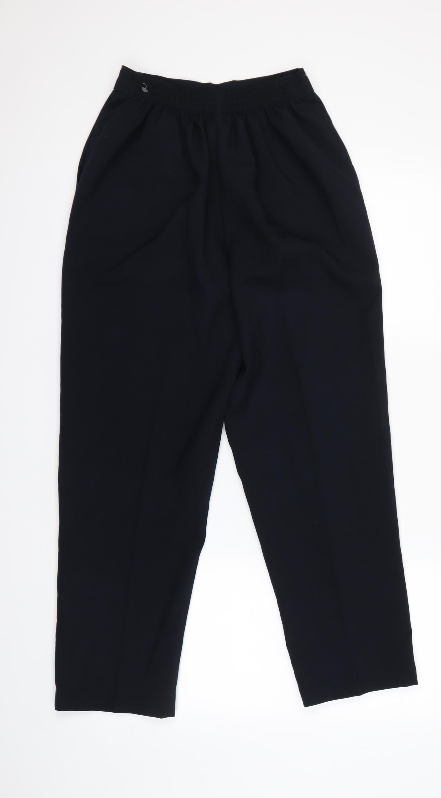 Preworn Womens Blue   Dress Pants Trousers Size 12 L26 in