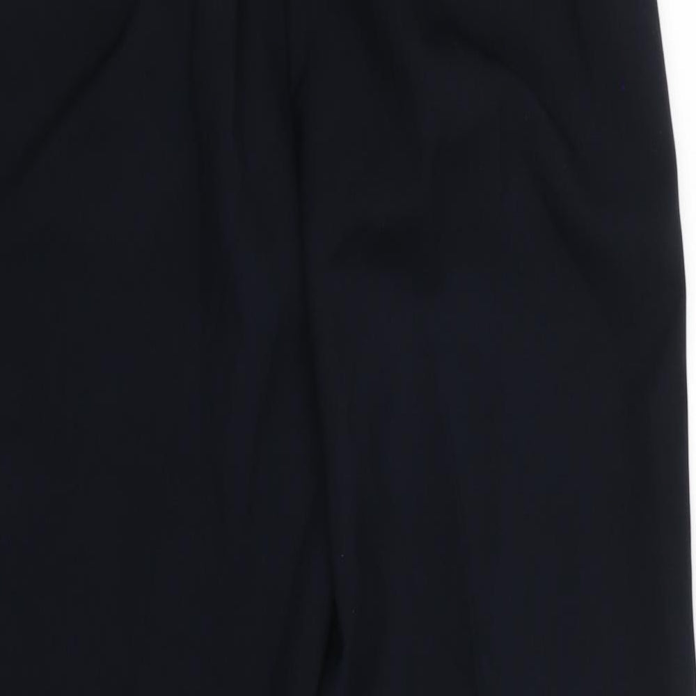 Preworn Womens Blue   Dress Pants Trousers Size 12 L26 in