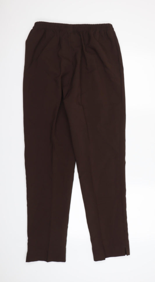 Preworn Womens Brown   Dress Pants Trousers Size S L28 in