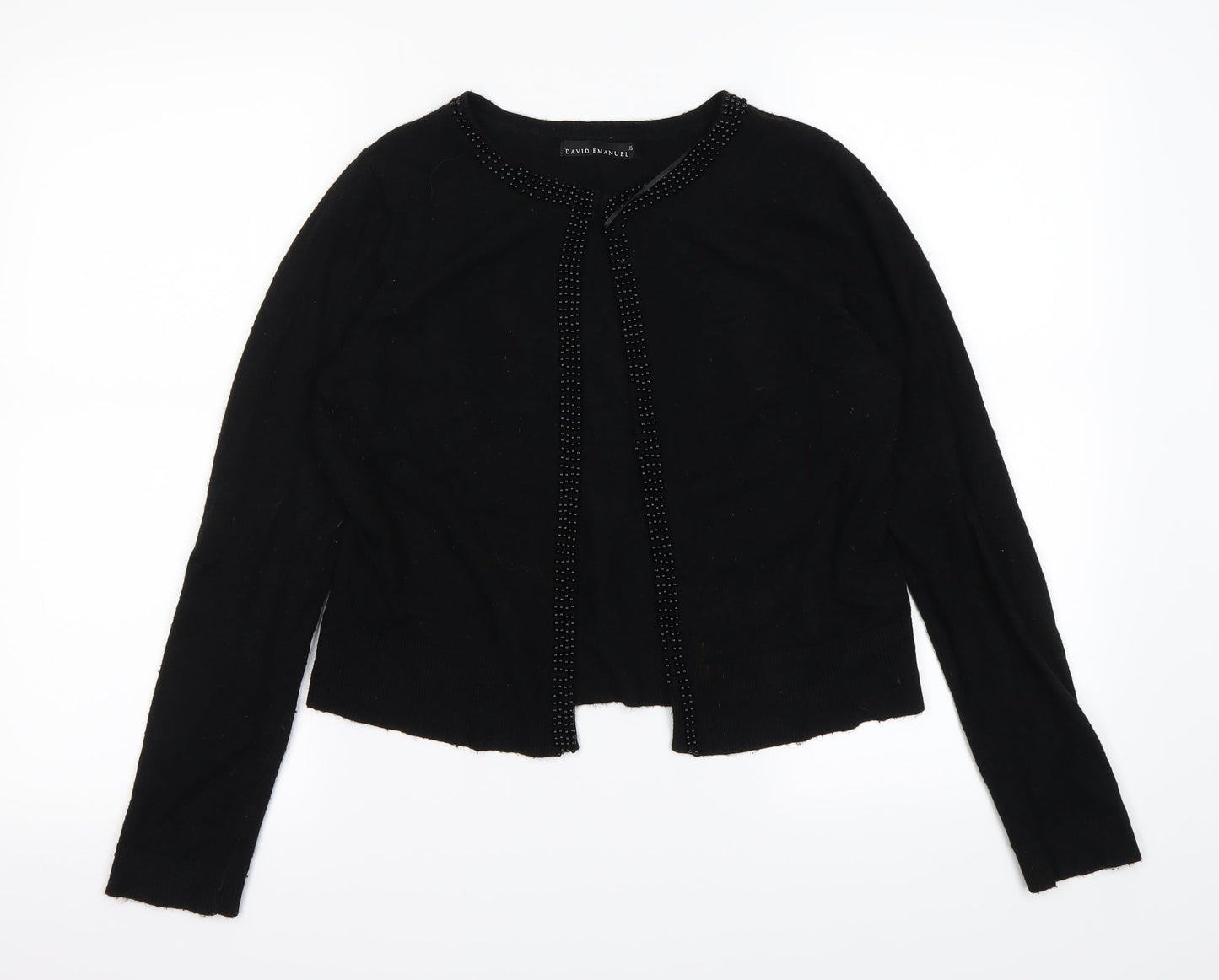 David emanual Womens Black   Cardigan Jumper Size XS