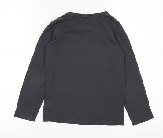 BOYS DEPT Boys Grey   Basic T-Shirt Size S