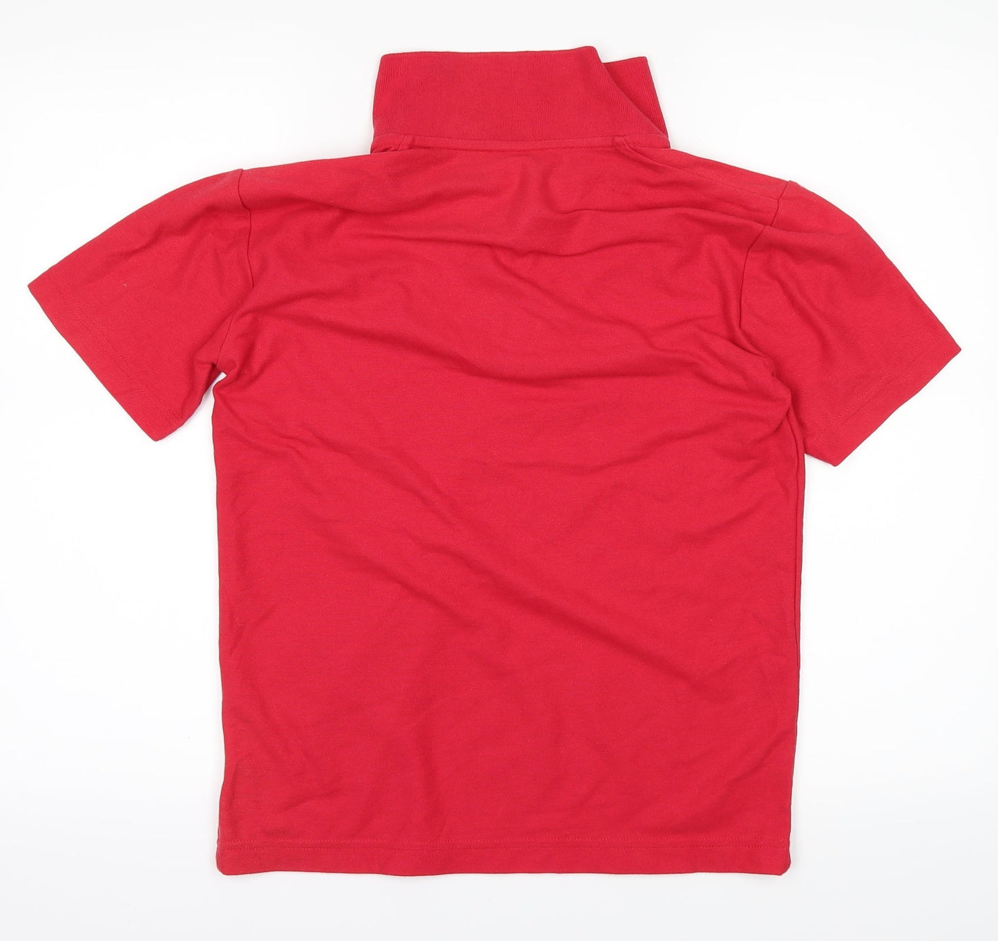 woodbank Boys Red   Basic Polo Size 13 Years
