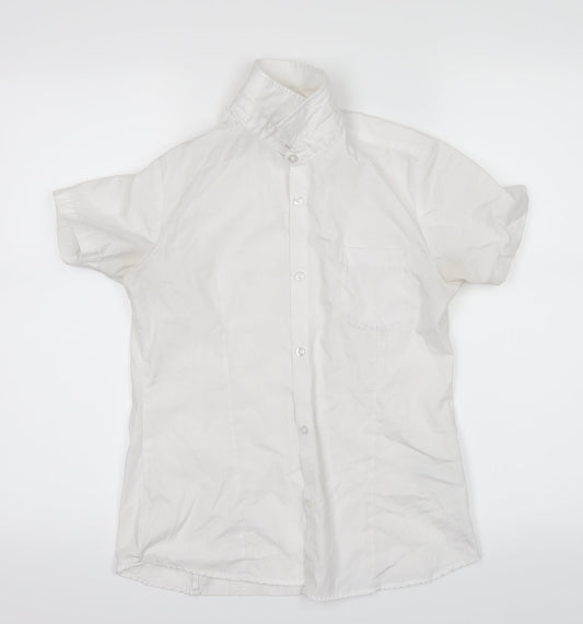 smart start Boys White   Basic Button-Up Size 11-12 Years