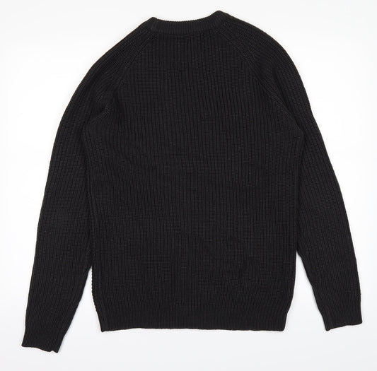 Selected Womens Black   Pullover Jumper Size S