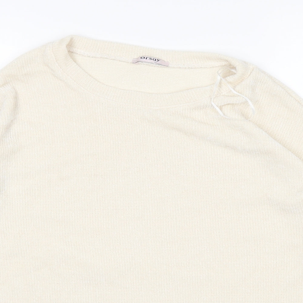 ORSAY Womens White   Pullover Jumper Size M