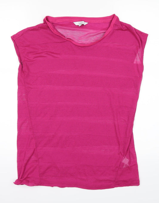 NEXT Womens Pink   Tunic Tank Size 8  - See Through