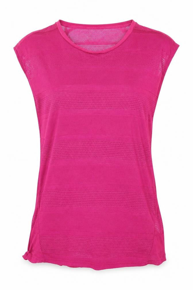 Next Womens Pink   Tunic Tank Size 8  - See Through