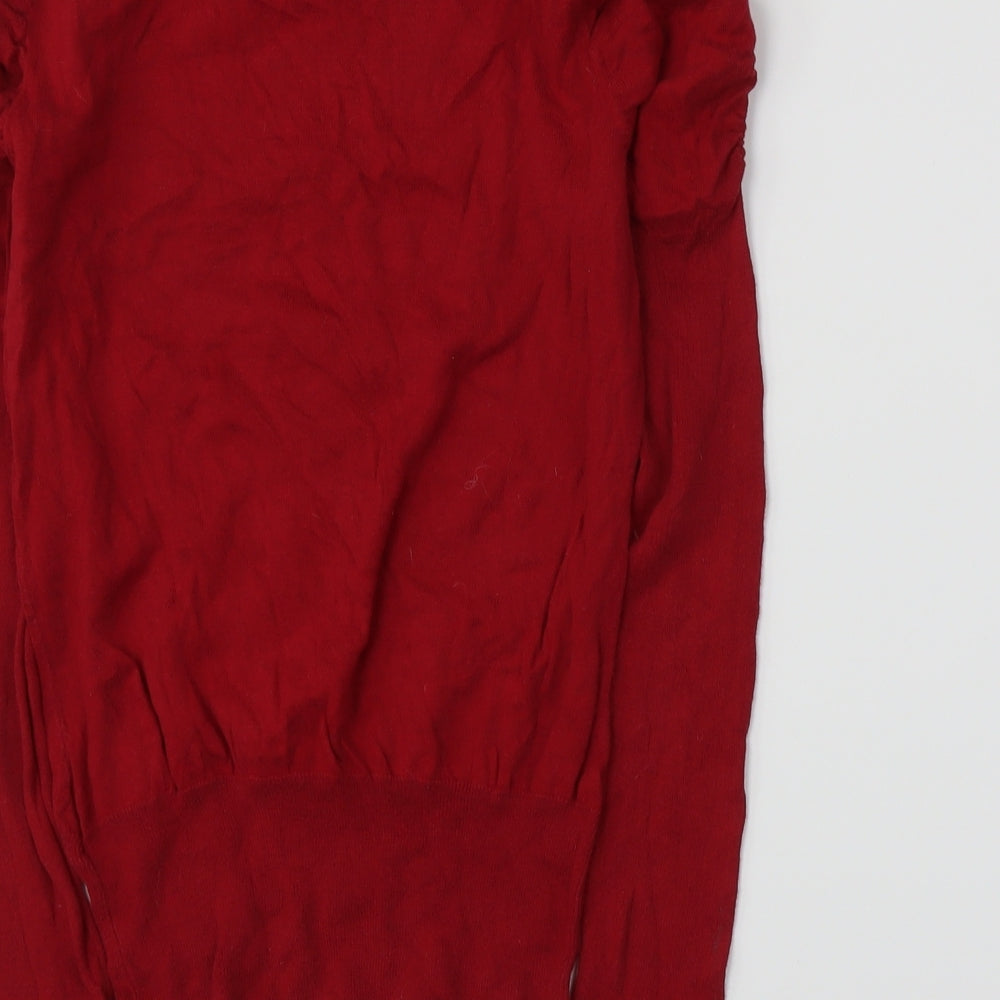 Mexx Womens Red  Knit Pullover Jumper Size M