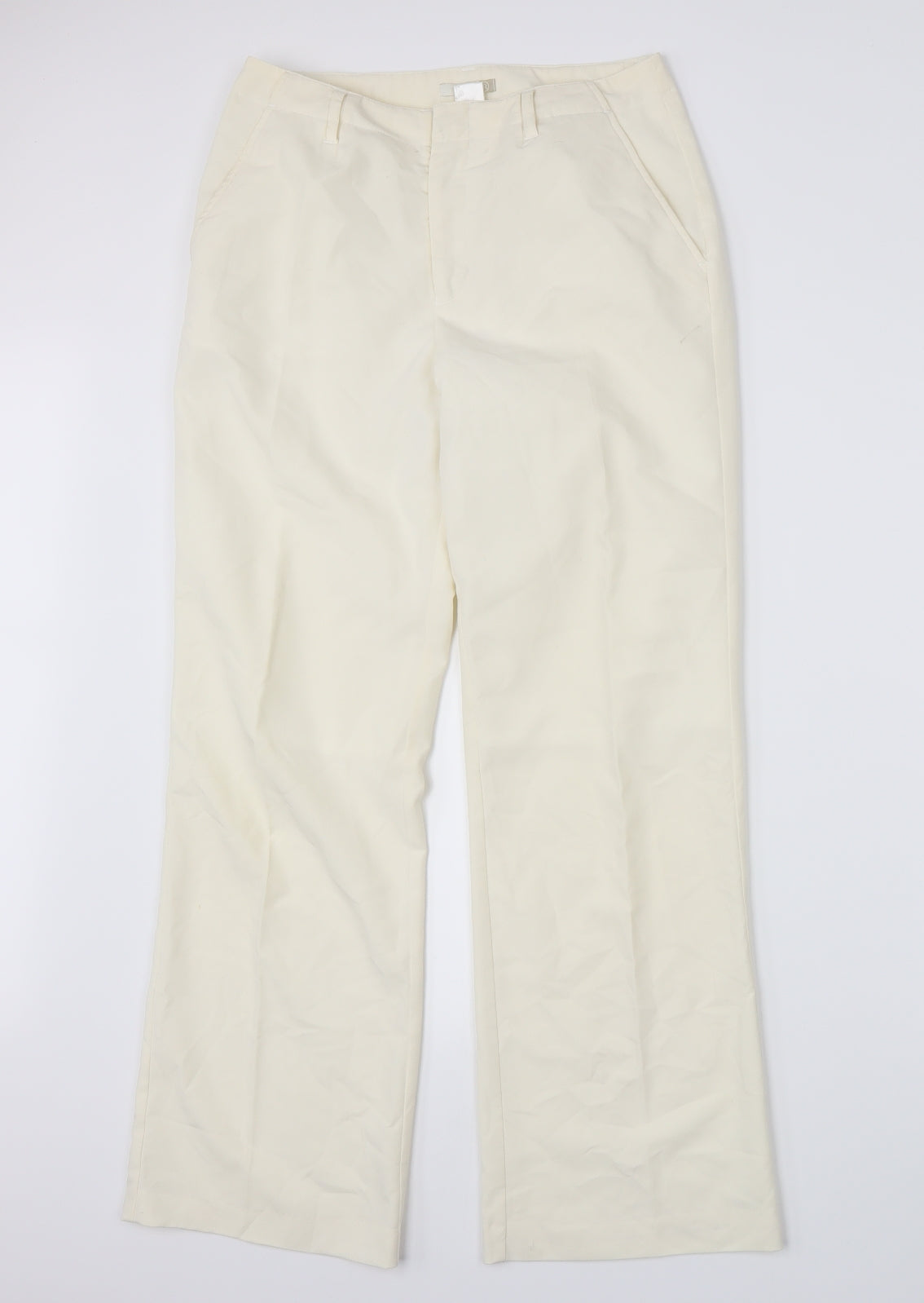 Preworn Womens Ivory   Trousers  Size 10 L30 in