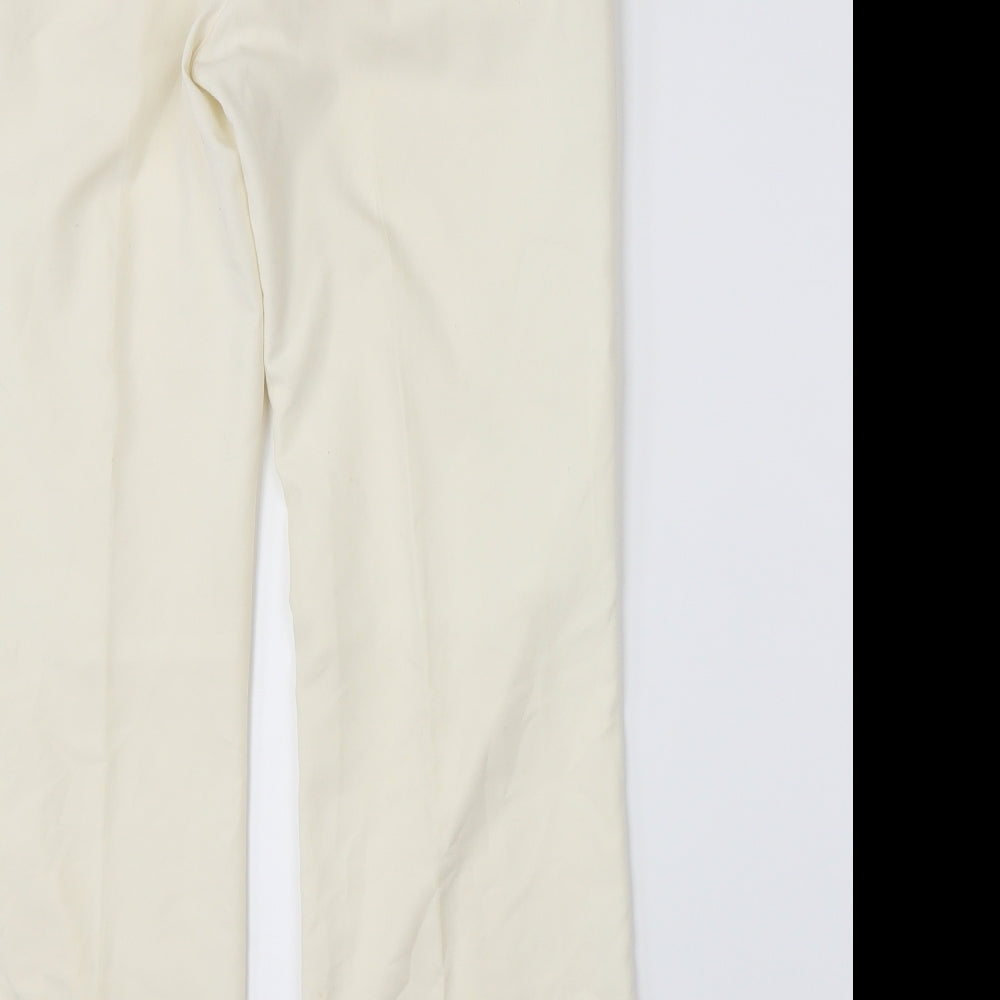 Preworn Womens Ivory   Trousers  Size 10 L30 in